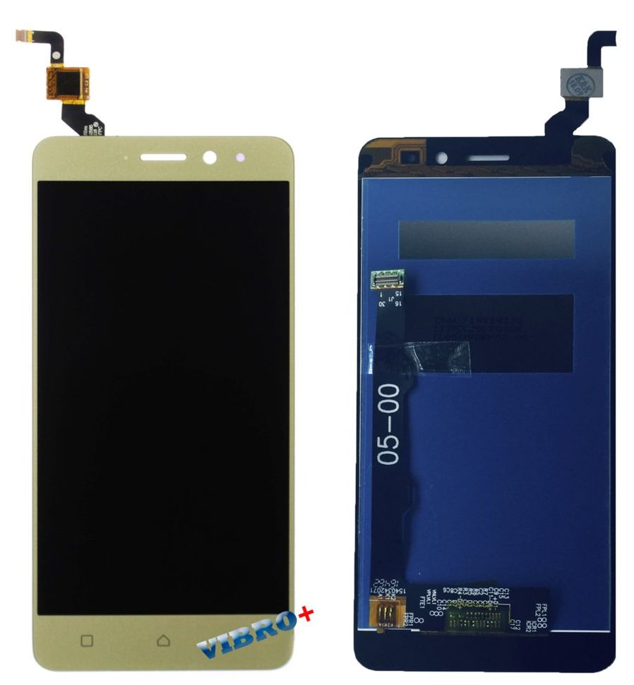 Дисплей (экран) Lenovo K6 (K33a48), K6 Power (K33a42) с тачскрином в сборе, золотистый