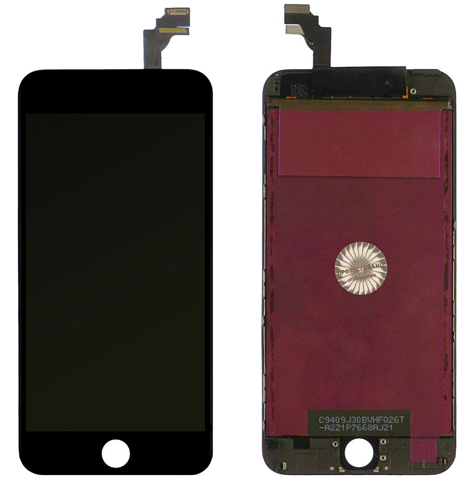 Дисплей (екран) Apple iPhone 6 Plus з тачскріном і рамкою в зборі (On-Cell), чорний