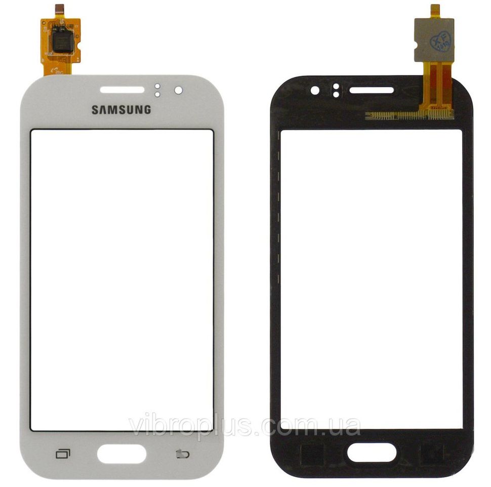 Тачскрин (сенсор) Samsung J110G Galaxy J1 Ace, J110H/DS Galaxy J1 Ace, J110L Galaxy J1 Ace, белый
