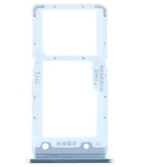 Лоток для Xiaomi Mi 9 Lite (Mi9 Lite) держатель (слот) для SIM-карти і карти пам'яті, білий Pearl White