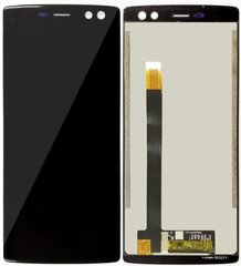 Дисплей (экран) Doogee BL12000, BL12000 Pro с тачскрином в сборе, черный