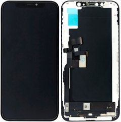 Дисплей (екран) Apple iPhone XS з тачскріном і рамкою в зборі (Original China), чорний