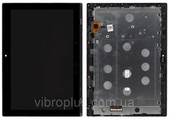 Дисплей (экран) 10.1” Lenovo IdeaPad MIIX 320 (Ver1) с тачскрином и рамкой в сборе, черный