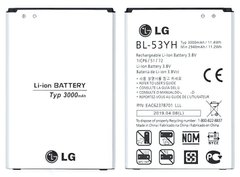 Аккумуляторная батарея (АКБ) BL-53YH для LG D855 G3, D690 G3 Stylus, D856 G3 Dual-LTE, 3000 mAh