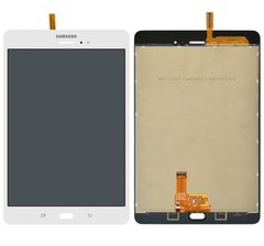Дисплей (экран) 8” Samsung T355 Galaxy Tab A (3G/LTE версия) с тачскрином в сборе, белый