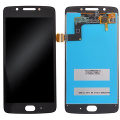 Дисплей (екран) Motorola XT1670 Moto G5, XT1672, XT1675, XT1676 з тачскріном в зборі, чорний