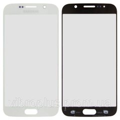 Стекло экрана (Glass) Samsung G920F Galaxy S6, белый