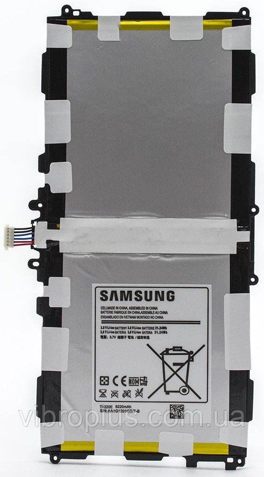 Акумуляторна батарея (АКБ) Samsung T8220E для P6000, P6010, P6050 Galaxy Note 10.1, T520, T525 Galaxy Tab Pro 10.1, 8220 mAh