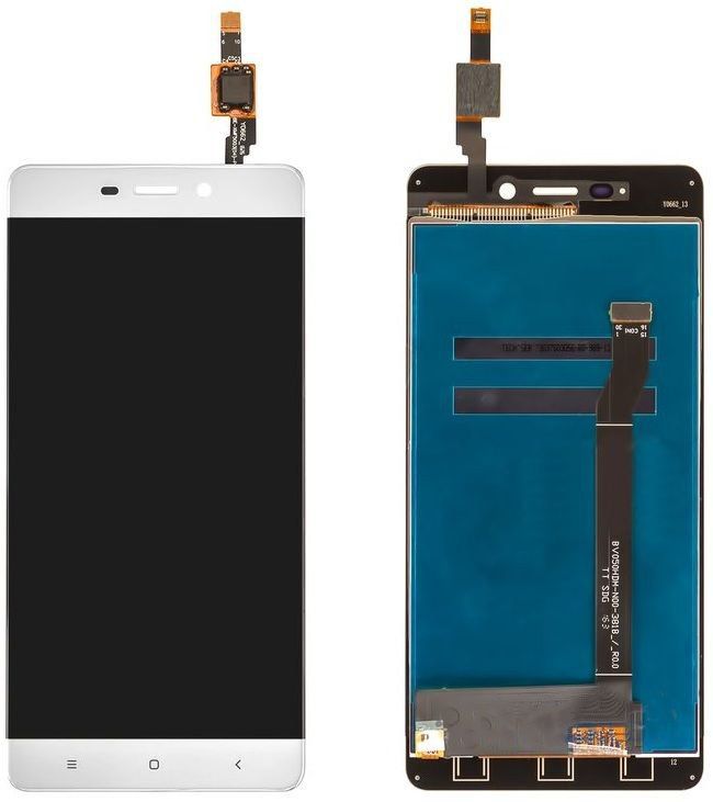 Дисплей (экран) Xiaomi Redmi 4 с тачскрином в сборе ORIG, белый