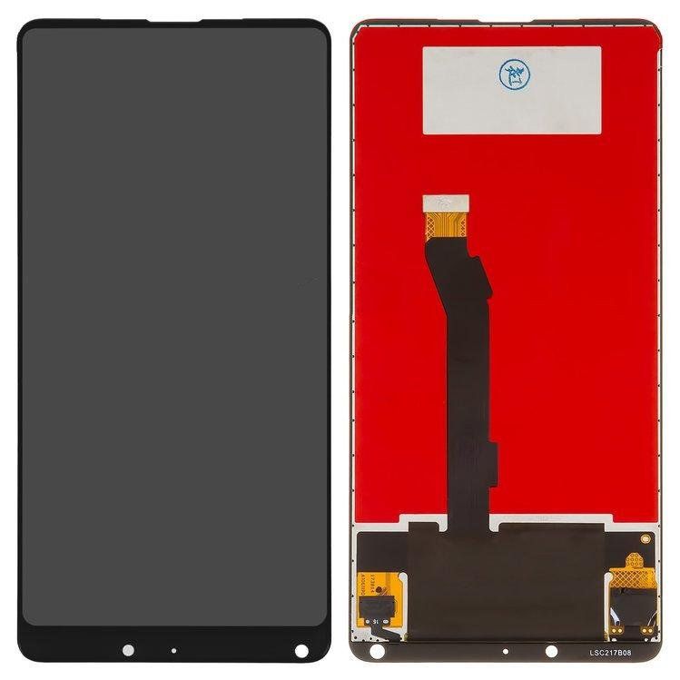 Дисплей (экран) Xiaomi Mi Mix 2S с тачскрином в сборе, черный