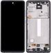 Дисплей Samsung A528B Galaxy A52s 5G, SM-A528B OLED с тачскрином и рамкой, черный