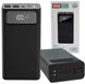 Power Bank XO PR124 Digital Display павербанк 40000 mAh, черный 1