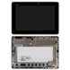 Дисплей (экран) 10.1" Asus ME302C MeMO Pad FHD 10 (K00A) с тачскрином и рамкой в сборе, черный