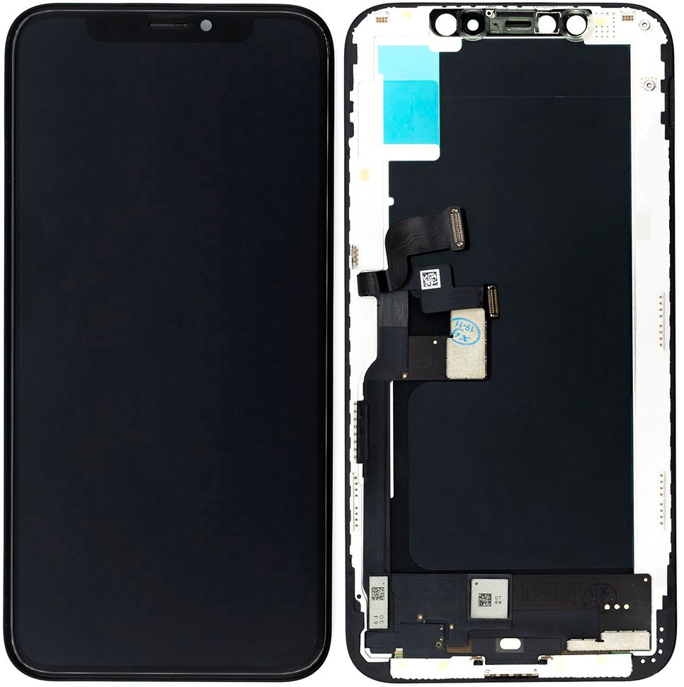 Дисплей (экран) Apple iPhone XS с тачскрином и рамкой в сборе (Original China), черный