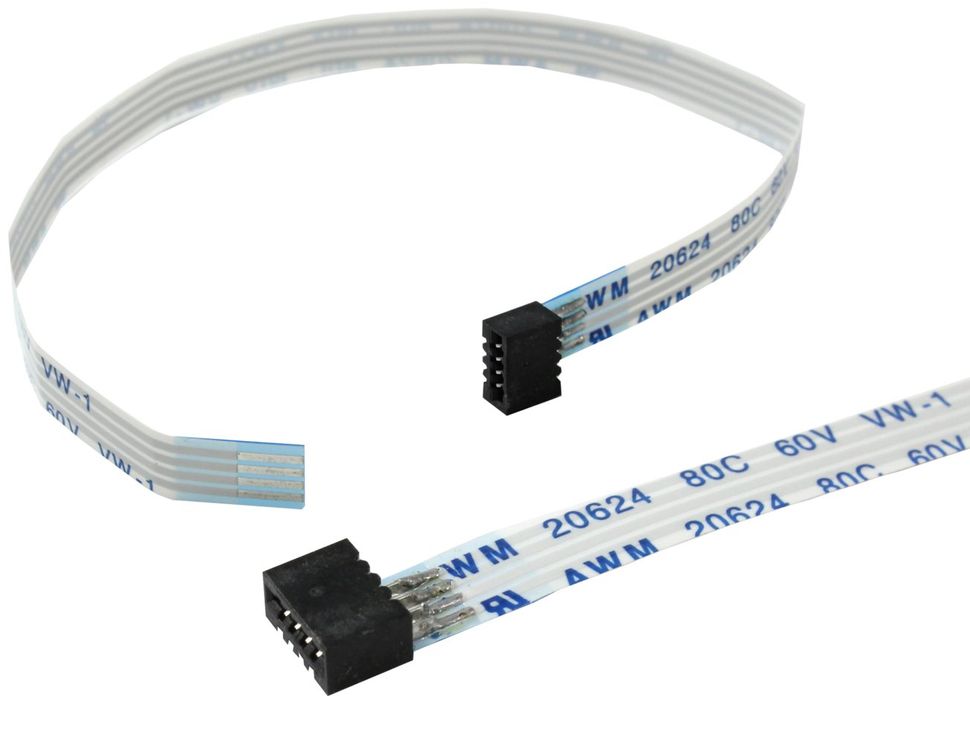 Шлейф (Flat Cable) универсальный 4 pin, длина - 10 см., шаг - 0.5 мм.