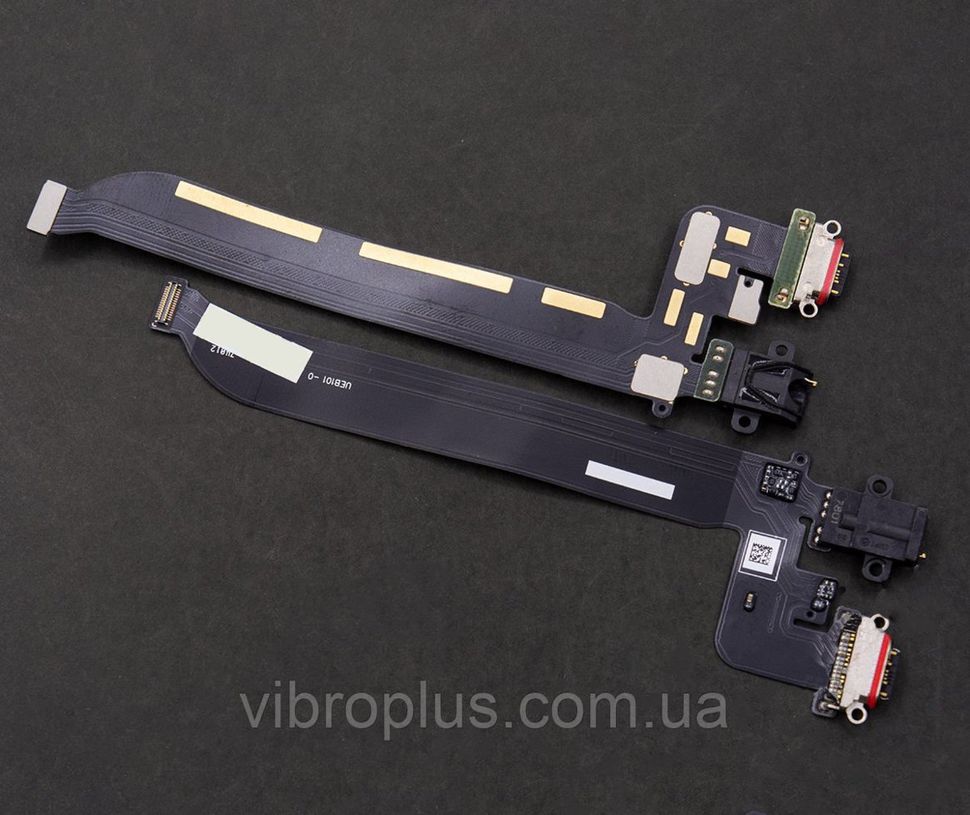 Шлейф OnePlus 5 A5000 с коннектором зарядки и разъемом для наушников