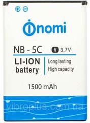 Аккумуляторная батарея (АКБ) Nomi NB-5C для i300, 1500 mAh