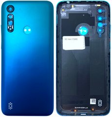 Задняя крышка Motorola XT2055 Moto G8 Power Lite XT2055-1, XT2055-2, синяя, Royal Blue