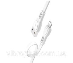 USB-кабель Hoco X40 Noah Lightning, білий