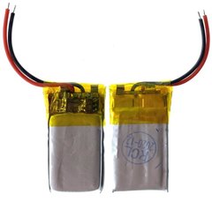 Универсальная аккумуляторная батарея (АКБ) 2pin, 2.8 X 12 X 23 мм (281223, 231228), 70 mAh
