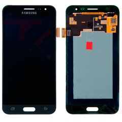 Дисплей (экран) Samsung J320H Galaxy J3 (2016), J320F, J320FN, J320H, J320DS OLED с тачскрином в сборе, черный