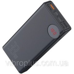 Power Bank Baseus Mulight Quick Charge Digital Display PD 3.0 (30000 mAh) чорний, зовнішній акумулятор