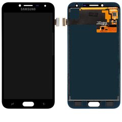 Дисплей (екран) Samsung J400, J400F Galaxy J4 (2018) PLS TFT з тачскріном, чорний