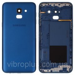 Задня кришка Samsung J600 Galaxy J6 (2018), синя