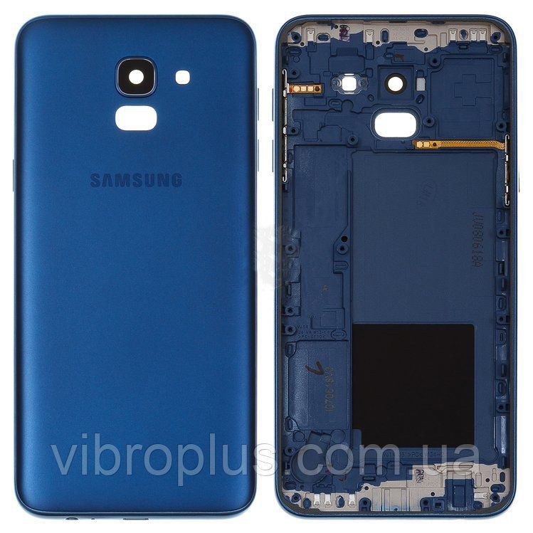Задняя крышка Samsung J600 Galaxy J6 (2018), синяя