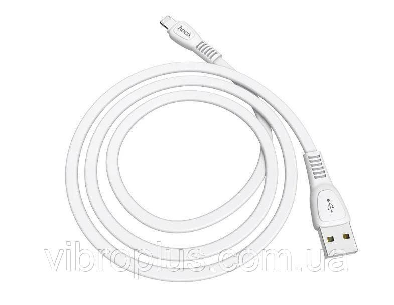 USB-кабель Hoco X40 Noah Lightning, білий