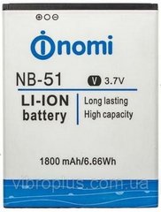 Акумуляторна батарея (АКБ) Nomi NB-51 для i500, 1800 mAh