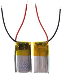 Універсальна акумуляторна батарея (АКБ) 2pin, 3.0 X 10 X 20 мм (301020, 201030), 45 mAh