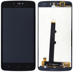 Дисплей Motorola XT1750 Moto C, XT1754, XT1755, XT1756, XT1757 з тачскріном, чорний
