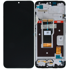 Дисплей Realme C31 RMX3501 з тачскріном і рамкою, чорний