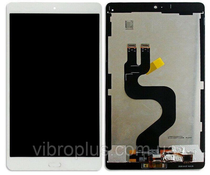 Дисплей (экран) 8.4" Huawei MediaPad M3 (BTV-W09, BTV-DL09) с тачскрином в сборе, белый