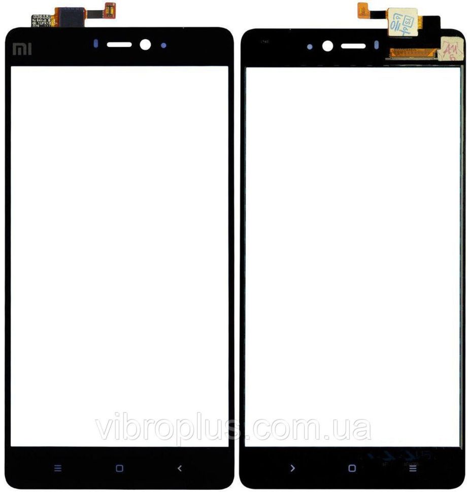 Тачскрин (сенсор) Xiaomi Mi4c, Mi4i ORIG, черный
