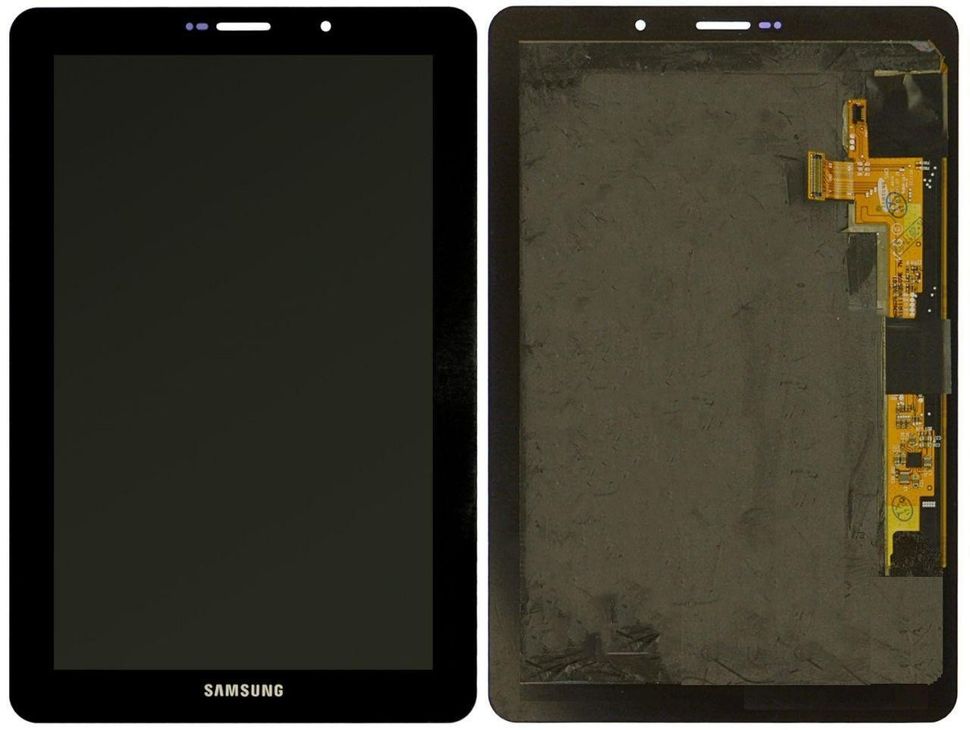 Дисплей (экран) 7.7" Samsung P6800, P6810 Galaxy Tab с тачскрином в сборе, черный