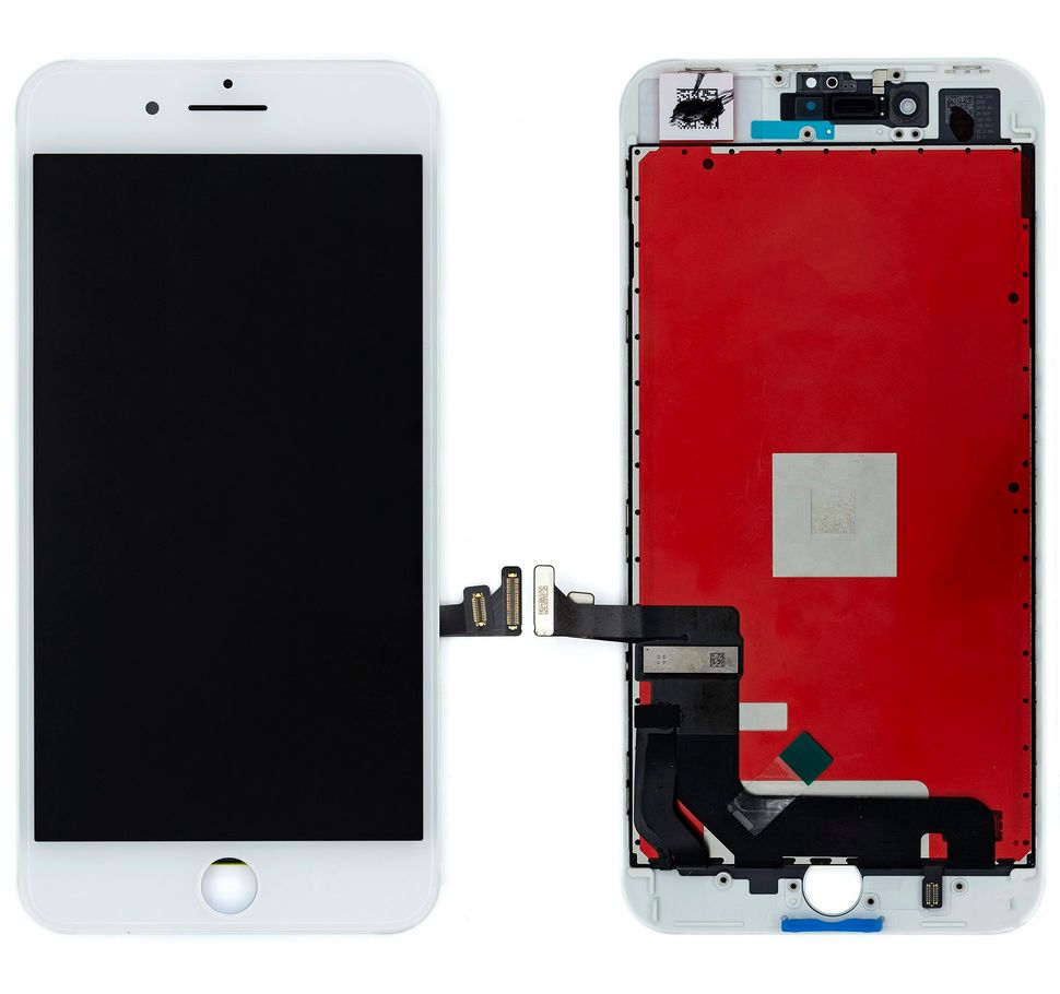 Дисплей (экран) Apple iPhone 8 Plus с тачскрином и рамкой в сборе Original, белый