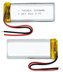 Универсальная аккумуляторная батарея (АКБ) 2pin, 10 X 20 X 50 мм (102050, 502010), 1000 mAh
