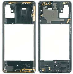 Рамка (корпус) Samsung A515 Galaxy A51 (2020) (p/n: GH98-45033B), черная