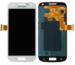 Дисплей (екран) Samsung i9190, i9192, i9195 Galaxy S4 Mini AMOLED з тачскріном в зборі ORIG, білий