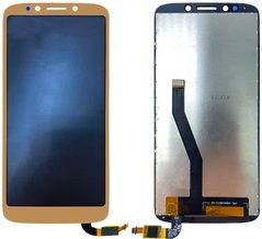Дисплей (экран) Motorola XT1921-16 Moto E5 Play Go Edition с тачскрином в сборе, золотистый