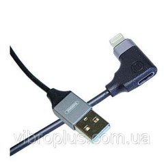 USB-кабель Remax RL-LA01 Lightning - Audio adaptor, чорний