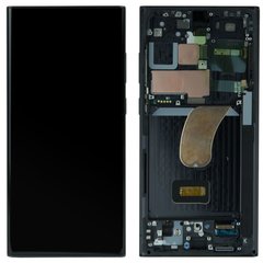 Дисплей Samsung S918B Galaxy S23 Ultra GH82-30465A с тачскрином и черной рамкой AMOLED Оригинал