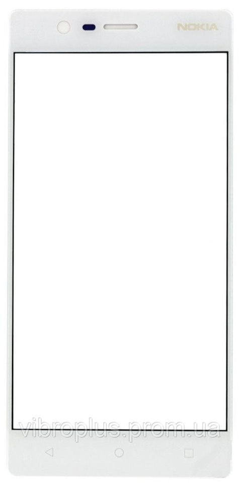 Скло екрану (Glass) Nokia 3 Dual Sim (TA-1032), білий