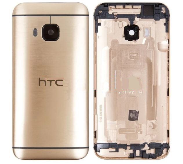 Задняя крышка HTC One M9, золотистая