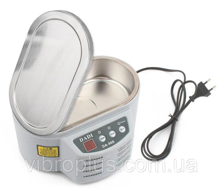 Ультразвукова ванна DADI 968, два режими 30W, 50W, 0.7 л., З металевою кришкою