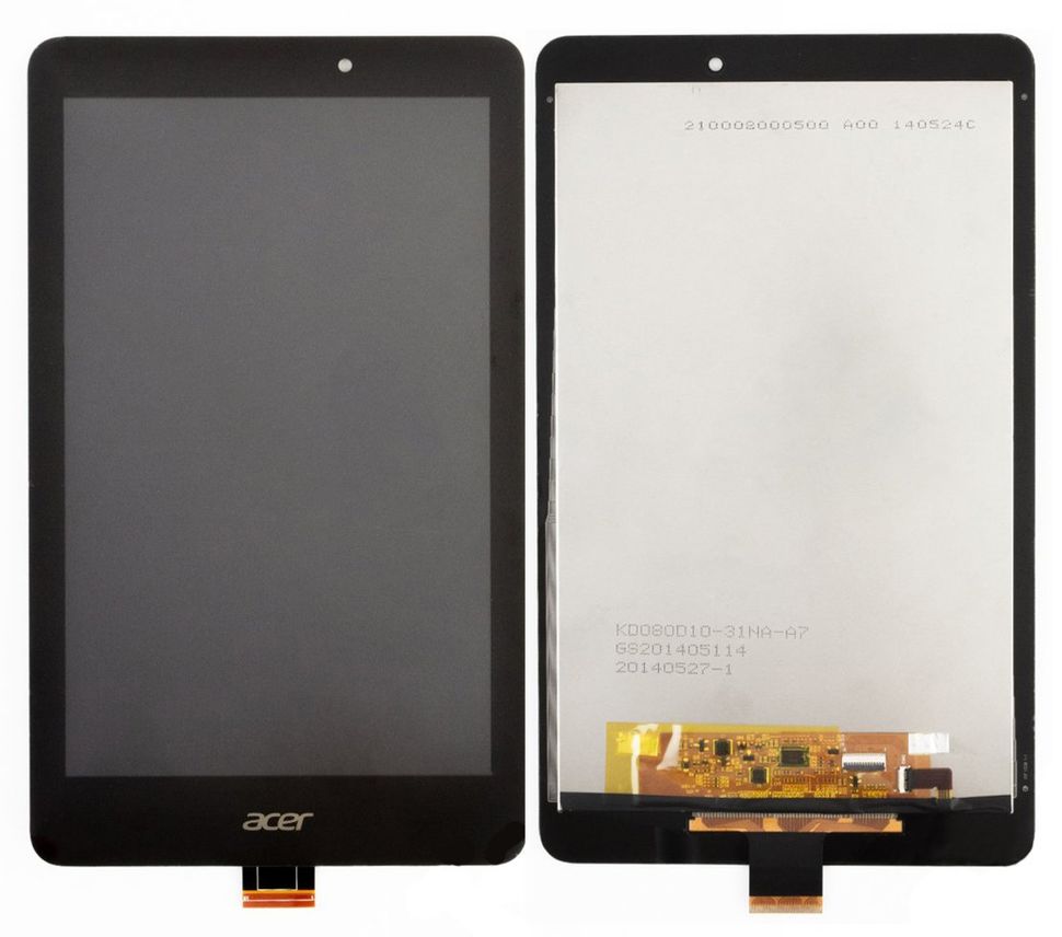 Дисплей (екран) 8 "Acer Iconia B1-810 з тачскріном в зборі, чорний
