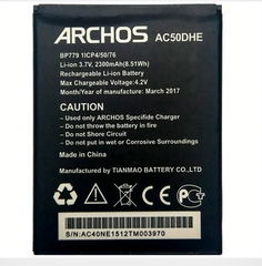 Батарея AC50DHE аккумулятор для Archos 50D Helium