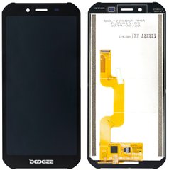Дисплей (экран) Doogee S40, Doogee S40 Lite с тачскрином в сборе, черный